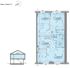 4 pokoje, mieszkanie 82,75 m², parter, oferta nr 53B, Domy na Witosa - etap 2A, Radzymin, ul. Wincentego Witosa