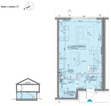4 pokoje, mieszkanie 82,75 m², parter, oferta nr 53B, Domy na Witosa - etap 2A, Radzymin, ul. Wincentego Witosa