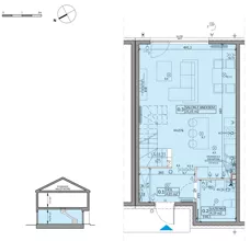 4 pokoje, mieszkanie 82,75 m², parter, oferta nr 54B, Domy na Witosa - etap 2A, Radzymin, ul. Wincentego Witosa