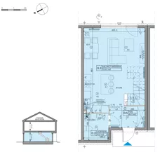 4 pokoje, mieszkanie 82,75 m², parter, oferta nr 69B, Domy na Witosa - etap 2B, Radzymin, ul. Wincentego Witosa