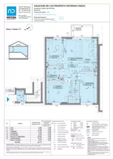 4 pokoje, mieszkanie 62,57 m², piętro 1, oferta nr 57B, Domy na Witosa - etap 2A, Radzymin, ul. Wincentego Witosa