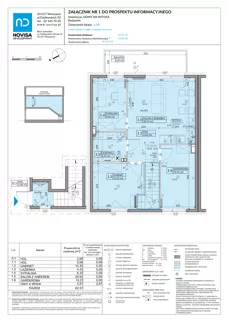 4 pokoje, mieszkanie 62,57 m², piętro 1, oferta nr 61B, Domy na Witosa - etap 2B, Radzymin, ul. Wincentego Witosa