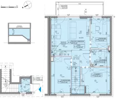 4 pokoje, mieszkanie 62,57 m², piętro 1, oferta nr 62B, Domy na Witosa - etap 2B, Radzymin, ul. Wincentego Witosa