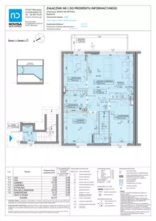 4 pokoje, mieszkanie 62,57 m², piętro 1, oferta nr 65B, Domy na Witosa - etap 2B, Radzymin, ul. Wincentego Witosa