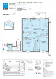 4 pokoje, mieszkanie 62,57 m², piętro 1, oferta nr 67B, Domy na Witosa - etap 2B, Radzymin, ul. Wincentego Witosa