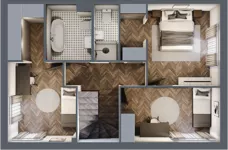Dom 150,60 m², oferta nr 9B, Wille przy Lesie, Jazgarzewszczyzna, ul. Krzywa