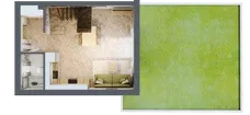 Dom 74,16 m², oferta nr 1, Boska Ksawerowska 2, Łódź, Górna, ul. Mały Skręt