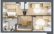 Dom 74,16 m², oferta nr 4, Boska Ksawerowska 2, Łódź, Górna, ul. Mały Skręt
