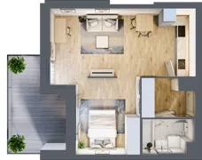 1 pokój, mieszkanie 40,06 m², piętro 1, oferta nr 24, Przemysłowa 10, Lublin, Stare Miasto, Stare Miasto, ul. Przemysłowa 10