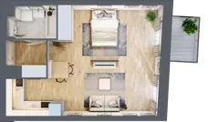 1 pokój, mieszkanie 39,36 m², piętro 1, oferta nr 27, Przemysłowa 10, Lublin, Stare Miasto, Stare Miasto, ul. Przemysłowa 10