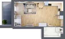 1 pokój, mieszkanie 38,92 m², piętro 1, oferta nr 39, Przemysłowa 10, Lublin, Stare Miasto, Stare Miasto, ul. Przemysłowa 10