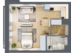 1 pokój, mieszkanie 33,94 m², piętro 2, oferta nr 44, Przemysłowa 10, Lublin, Stare Miasto, Stare Miasto, ul. Przemysłowa 10