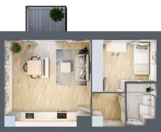 2 pokoje, mieszkanie 38,02 m², piętro 2, oferta nr 50, Przemysłowa 10, Lublin, Stare Miasto, Stare Miasto, ul. Przemysłowa 10