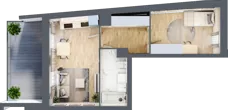 2 pokoje, mieszkanie 39,62 m², piętro 5, oferta nr 29, Biernackiego 17, Lublin, Śródmieście, ul. Biernackiego