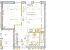 2 pokoje, apartament inwestycyjny 37,34 m², piętro 3, oferta nr 57, Perła Mórz, Sianożęty, ul. Lotnicza 1