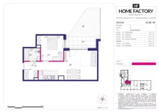 2 pokoje, mieszkanie 47,80 m², parter, oferta nr M 0.04, Home Factory etap III, Warszawa, Praga Północ, Pelcowizna, ul. Kotsisa