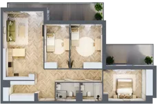 4 pokoje, apartament 87,97 m², piętro 3, oferta nr M.3.16, Marimonte - Apartamenty Mieszkalne, Warszawa, Bielany, Marymont-Kaskada, ul. Marymoncka 4