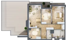 4 pokoje, apartament 86,41 m², piętro 3, oferta nr M.3.15, Marimonte - Apartamenty Mieszkalne, Warszawa, Bielany, Marymont-Kaskada, ul. Marymoncka 4