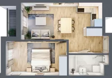 2 pokoje, lokal inwestycyjny 38,83 m², piętro 2, oferta nr M127, Museo, Gdańsk, Śródmieście, ul. Żabi Kruk 14