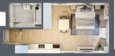 1 pokój, lokal inwestycyjny 28,22 m², piętro 4, oferta nr M303, Museo, Gdańsk, Śródmieście, ul. Żabi Kruk 14