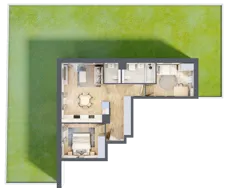 3 pokoje, mieszkanie 59,29 m², parter, oferta nr B0/08, Orzechowa 2, Warszawa, Włochy, Okęcie, ul. Orzechowa 1