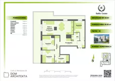 4 pokoje, mieszkanie 89,85 m², piętro 5, oferta nr 05.M.80+81, Dom Architekta , Łódź, Śródmieście, Śródmieście, ul. Wierzbowa 28