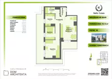 3 pokoje, mieszkanie 78,15 m², piętro 5, oferta nr 05.M.88+89, Dom Architekta , Łódź, Śródmieście, Śródmieście, ul. Wierzbowa 28