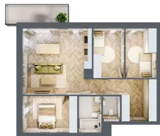 4 pokoje, mieszkanie 76,48 m², piętro 2, oferta nr D19, Nowa Częstochowa Małopolska, Częstochowa, Częstochówka-Parkitka, ul. Małopolska