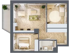 3 pokoje, mieszkanie 64,51 m², piętro 3, oferta nr 46, Nowy Sosnowiec, Sosnowiec, Zagórze, ul. Braci Mieroszewskich