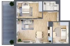 3 pokoje, apartament 57,57 m², parter, oferta nr B-8, Cieszyńska 9, Kraków, Stare Miasto, Łobzów, ul. Cieszyńska 9