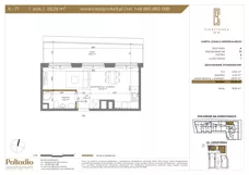 1 pokój, apartament 29,29 m², piętro 5, oferta nr A-71, Cieszyńska 9, Kraków, Stare Miasto, Łobzów, ul. Cieszyńska 9