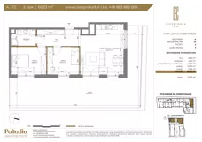 3 pokoje, apartament 60,23 m², piętro 5, oferta nr A-72, Cieszyńska 9, Kraków, Stare Miasto, Łobzów, ul. Cieszyńska 9
