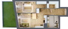 2 pokoje, mieszkanie 50,16 m², parter, oferta nr A10, Drago, Kraków, Bronowice, Górka Narodowa, ul. Stefana Banacha