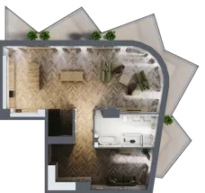 1 pokój, mieszkanie 119,25 m², piętro 8, oferta nr A94, Drago, Kraków, Bronowice, Górka Narodowa, ul. Stefana Banacha