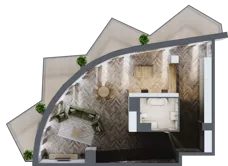 1 pokój, mieszkanie 103,59 m², piętro 8, oferta nr A97, Drago, Kraków, Bronowice, Górka Narodowa, ul. Stefana Banacha