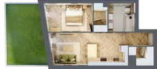 2 pokoje, mieszkanie 47,17 m², parter, oferta nr A9, Drago, Kraków, Bronowice, Górka Narodowa, ul. Stefana Banacha