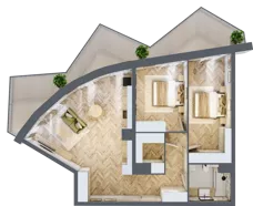 3 pokoje, mieszkanie 81,24 m², piętro 6, oferta nr A78, Drago, Kraków, Bronowice, Górka Narodowa, ul. Stefana Banacha
