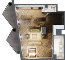 1 pokój, mieszkanie 109,20 m², piętro 8, oferta nr A98, Drago, Kraków, Bronowice, Górka Narodowa, ul. Stefana Banacha