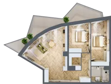 3 pokoje, mieszkanie 81,23 m², piętro 5, oferta nr A67, Drago, Kraków, Bronowice, Górka Narodowa, ul. Stefana Banacha
