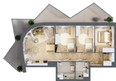 4 pokoje, mieszkanie 78,22 m², piętro 5, oferta nr A71, Drago, Kraków, Bronowice, Górka Narodowa, ul. Stefana Banacha
