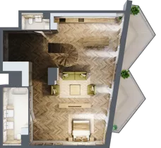 1 pokój, mieszkanie 109,29 m², piętro 8, oferta nr A95, Drago, Kraków, Bronowice, Górka Narodowa, ul. Stefana Banacha