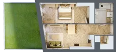 2 pokoje, mieszkanie 46,12 m², parter, oferta nr A8, Drago, Kraków, Bronowice, Górka Narodowa, ul. Stefana Banacha