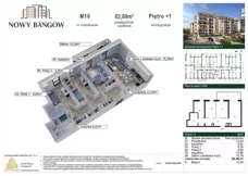 4 pokoje, mieszkanie 62,89 m², piętro 1, oferta nr C/10, Nowy Bańgów, Siemianowice Śląskie, Przełajka, ul. Bańgowska