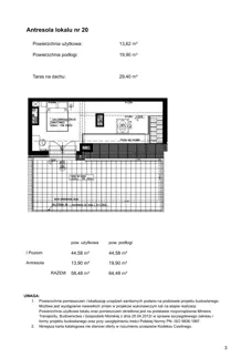 2 pokoje, apartament inwestycyjny 58,48 m², piętro 2, oferta nr 20, Klimaty Bałtyku, Dziwnów, ul. Daglezji 93-94