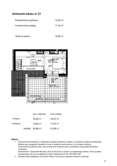 2 pokoje, apartament inwestycyjny 54,88 m², piętro 2, oferta nr 21, Klimaty Bałtyku, Dziwnów, ul. Daglezji 93-94