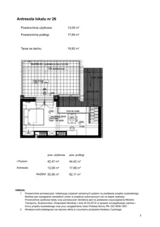 2 pokoje, apartament inwestycyjny 55,56 m², piętro 2, oferta nr 26, Klimaty Bałtyku, Dziwnów, ul. Daglezji 93-94
