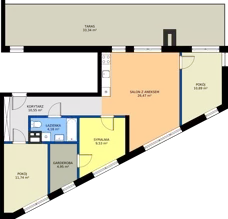 4 pokoje, mieszkanie 78,31 m², piętro 4, oferta nr 17, Światowida 61B, Warszawa, Białołęka, Tarchomin, ul. Światowida 61b
