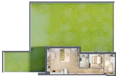 3 pokoje, mieszkanie 65,48 m², parter, oferta nr C04, Osiedle Kompas, Gdańsk, Orunia Górna-Gdańsk Południe, Maćkowy, ul. Czerska 35
