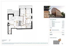 4 pokoje, mieszkanie 107,89 m², piętro 1, oferta nr A2.10, Saint Martin Residences II, Poznań, Stare Miasto, Stare Miasto, ul. Podgórna 7