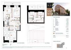 5 pokoi, mieszkanie 155,73 m², piętro 7, oferta nr A8.5, Saint Martin Residences II, Poznań, Stare Miasto, Stare Miasto, ul. Podgórna 7